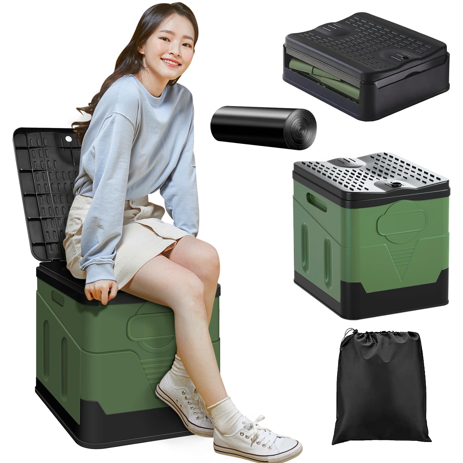 

от организации по предотвращению стихийных бедствий PONLEE Простой туалет, рекомендованный сотрудником по предотвращению стихийных бедствий Складной туалет Переносной туалет Автомобильный туалет Переносной кемпинг