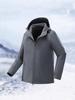 Men's 75D Unisex Fleece Softshell Hooded Mountaineering Jacket