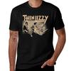 Birthday Gift Thin Lizzy Black Rose Phil Lynott Tshirt Unisex T Shirt Heavy Cotton T Shirts Cotton 100 Tshirt