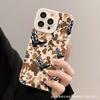 Western denim pattern Apple iPhone 11/12/13/14/15/16 Pro Max full-coverage TPU phone case 17