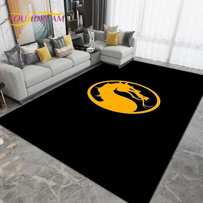 

Килимок з мультфільмом Mortal Kombat Великий, килимок для вітальні, спальні, кухні, ванної кімнати, придверний килимок, нековзні килимки 100x150cm