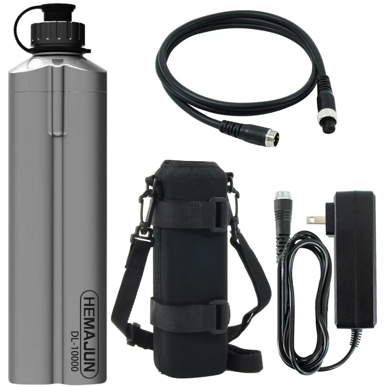 

HEMAJUN 10000 мАч Серебряный Аккумулятор для Электрический Совместимый с Daiwa и Shimano Электрический Включает Быстрый 2м Мощность и Специальный Чехол Высокая Емкость