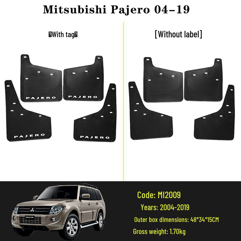 Kompatibel mit Reifen für 04-19 Pajero, 07 L200 und Schmutzfängern für 93 Lancer.