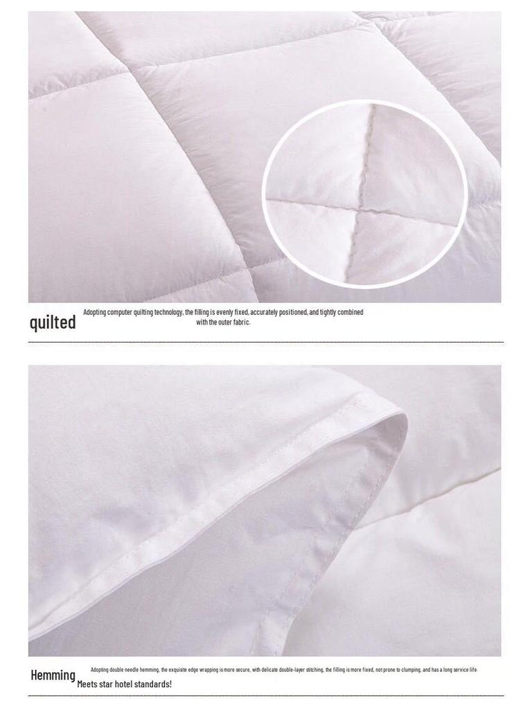 All-Season Cotton Quilt: Thick Brushed Feather Velvet Quilt for Hotels and Homestays