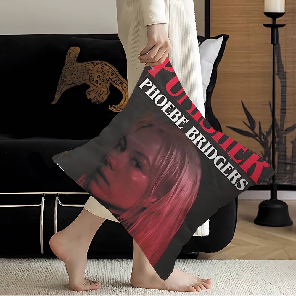 

Singer Phoebe Bridgers Music Album Personalized Pillow Cover Kids Bedroom Wild Party Decor Pillowcase Kid Birthday Shower Gift 12x12Inch