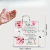 2D Flat Valentine'S Day Acrylic Plaque - Romantic Love Message Decor for Home & Office, Ideal for Birthday, Anniversary, New Year Gifts,