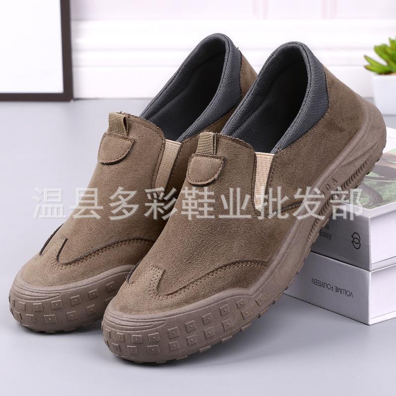 

Мужские новые туфли-чехлы для ног на плоской подошве, повседневные, с мягкой подошвой, легкие, с одним ремешком, модные, дышащие, удобные, страховочные туфли 44