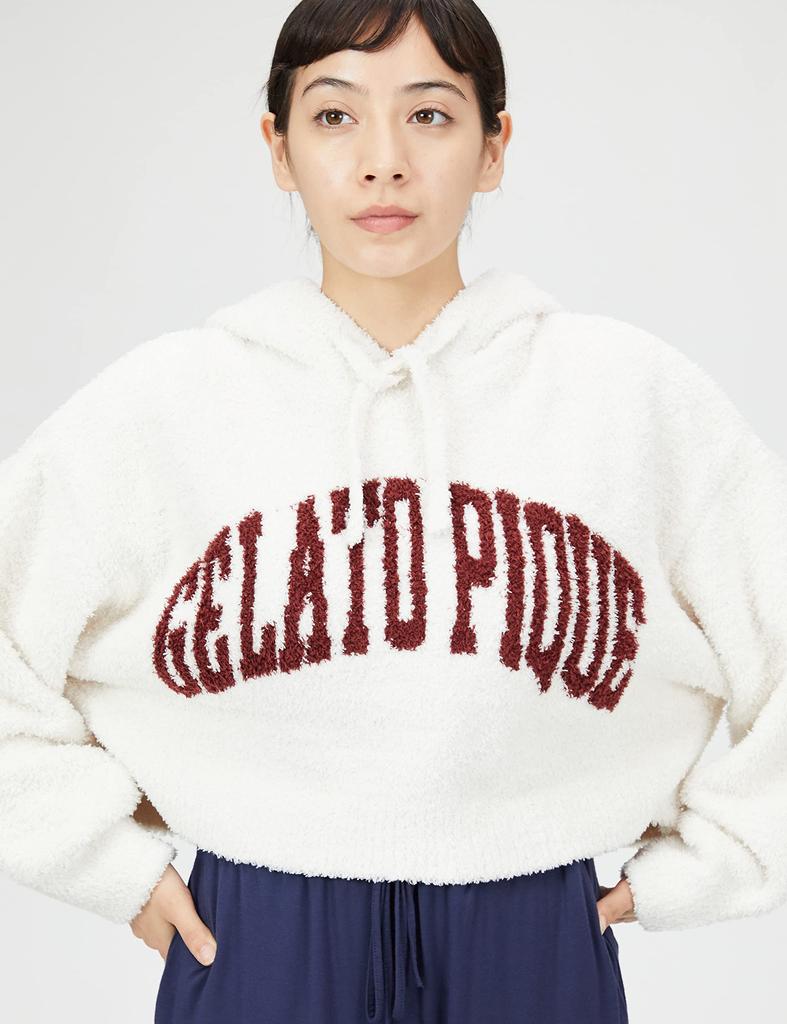 Gelato Pique Powder Logo JQD Short Pullover Hoodie PWNT224022 CRM F Women's