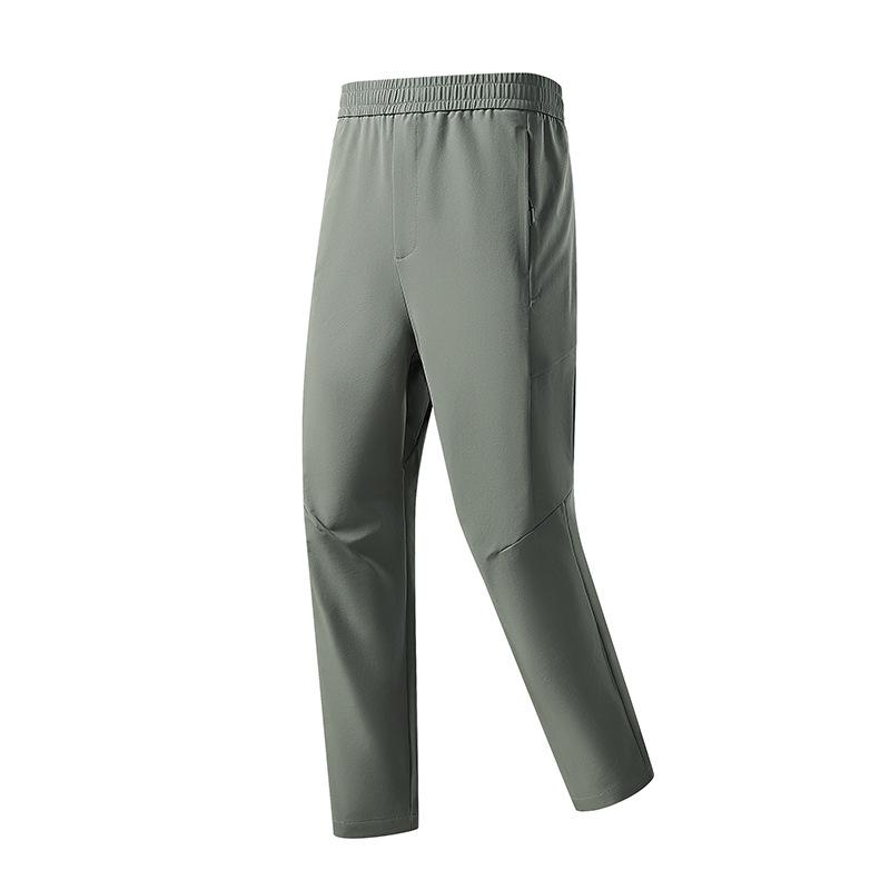 Men's Quick-Dry Softshell Straight-Leg Running Pants - Lightweight, Breathable, and Stretchy for Outdoor Fitness