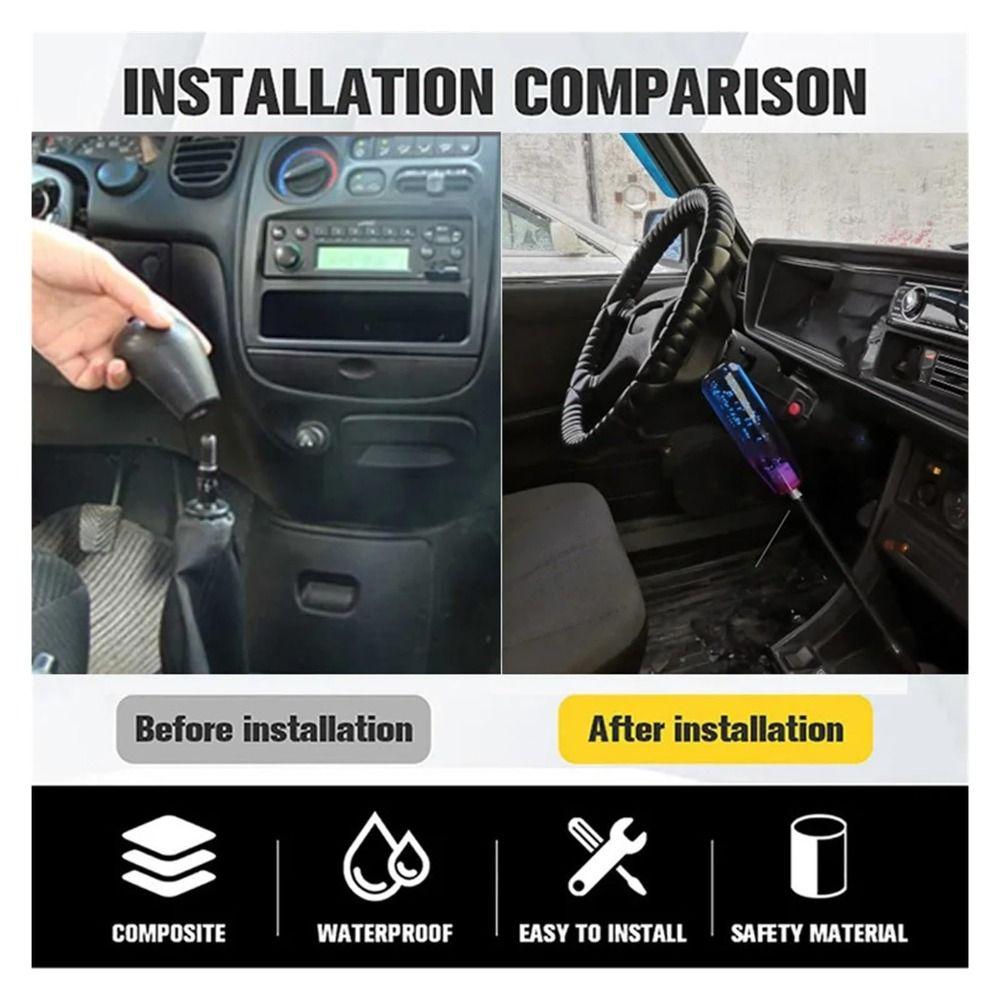 Transparent Bubble Gear Shift Knob Crystal Transparent Crystal Gear Knob  Manual Transmission