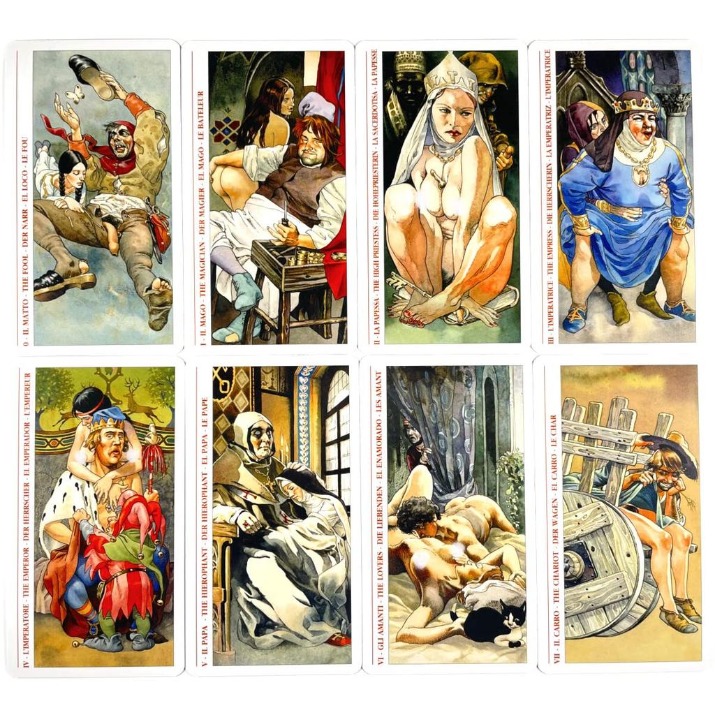 78 Tarot Cards Tarot Fortune Telling Japanese Instruction Manual Included [Decameron Tarot] [Genuine]