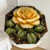 1 Stück Goldene Rose Ornament Regenschirm mit Kunststoffgriff, Geeignet für Alle Jahreszeiten Zuhause Reise Outdoor RegenschirmDD1260