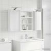 Bathroom Cabinet Set 3 Pcs 100 X 10.5 X 50 Cm Particleboard