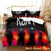 Korn rock Set Lenzuola Set Lenzuola Stampato Con Federe Copripiumino Letto Morbido Singolo Matrimoniale Queen Super King Size Camera da Letto
