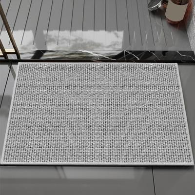 Covor de podea design antiderapant absorbant de apă cu uscare rapidă covor de baie textură împletită durabilă covor pentru intrare