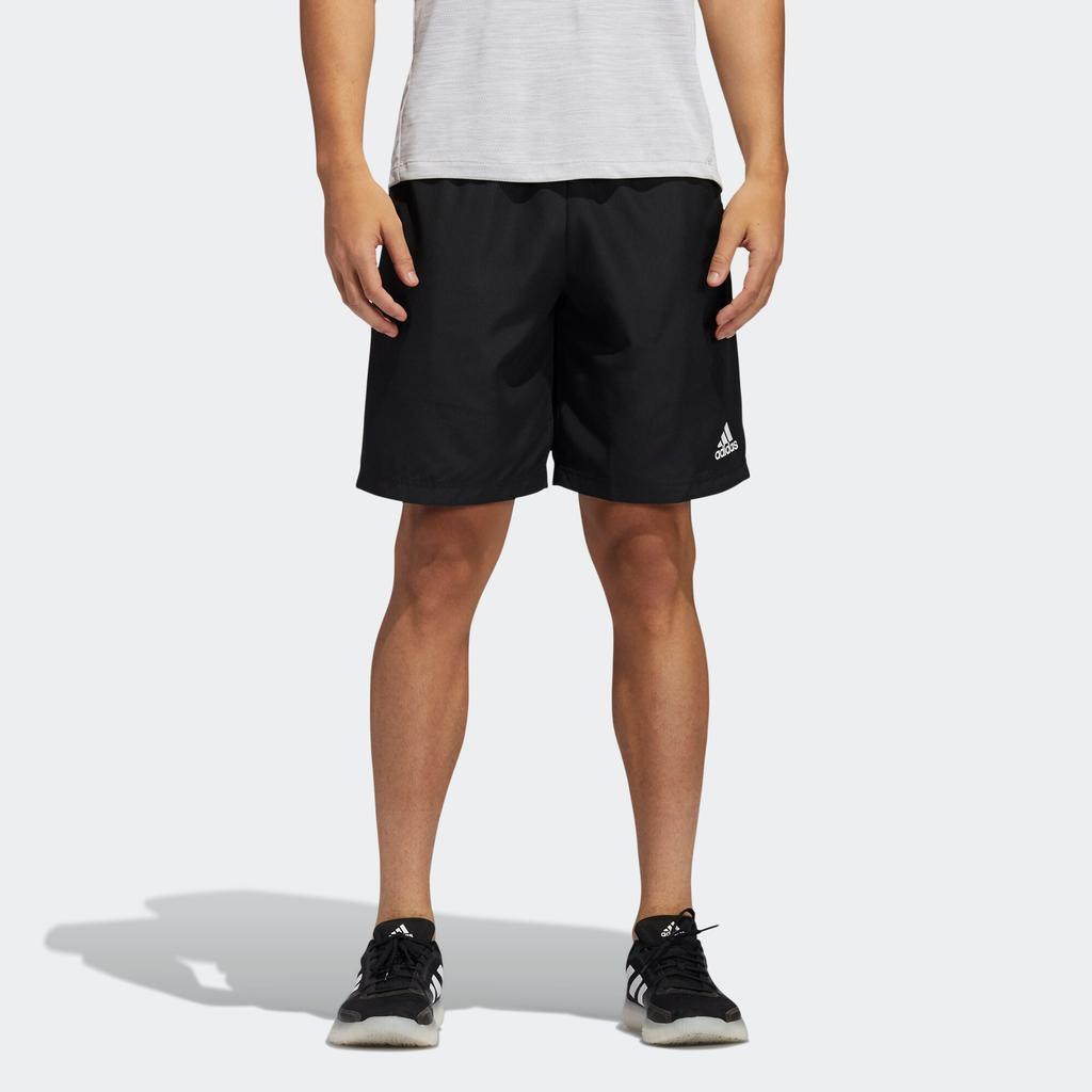 adidas Aeroready Training Moisture-Wicking Comfortable Casual Shorts Men Shorts Black White GL3420