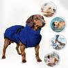 VOCOSTE Pet Dog Bath Pet Coat for and the Large Bathrobe, Towel, Absorbent, Quick-Drying, Adjustable, Bathing, Swimming, Rain, Beach, Blue,