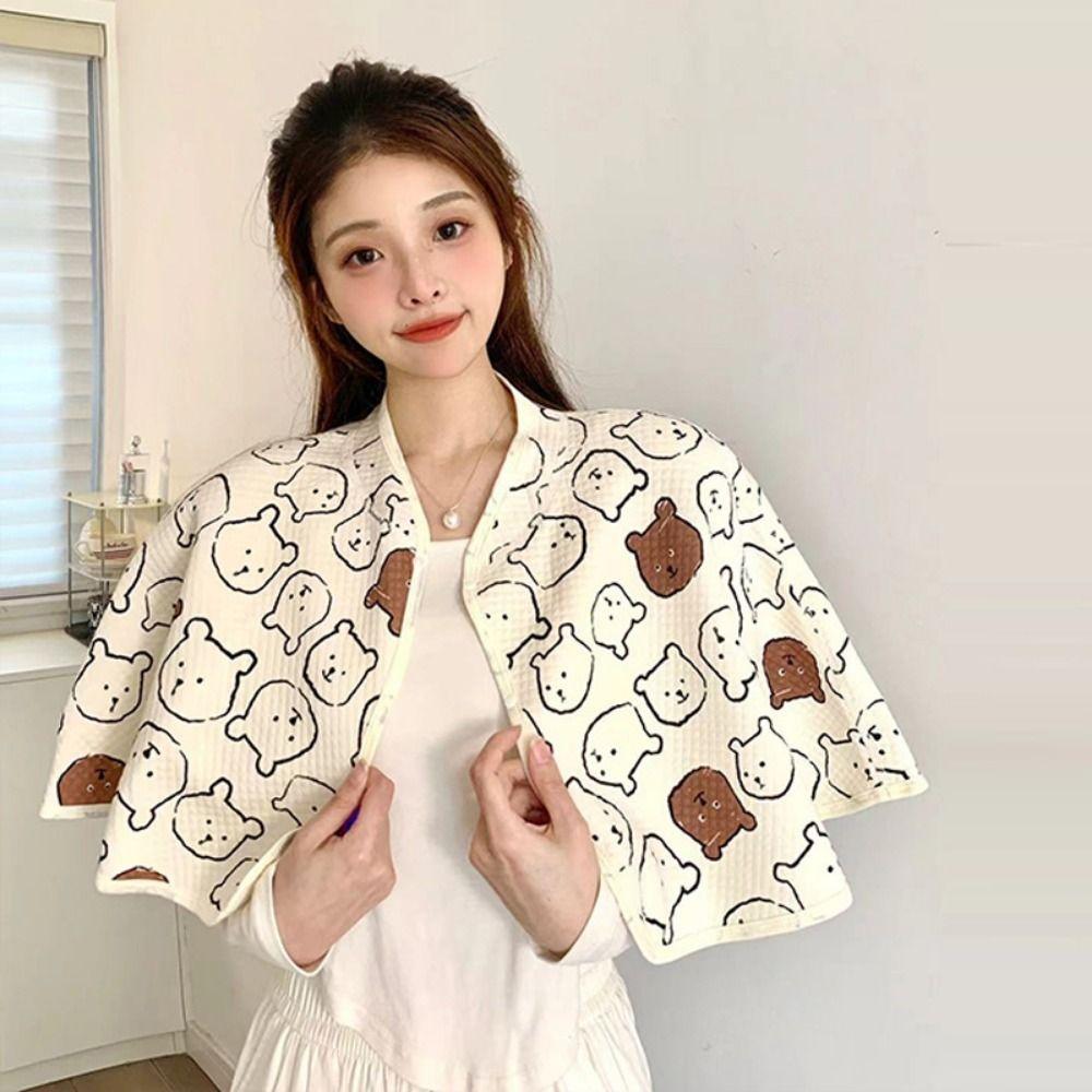 Breathable Cotton Mother Cape Blanket Keep Warm Summer Warm Shawl Cloak Breastfeeding Accessories