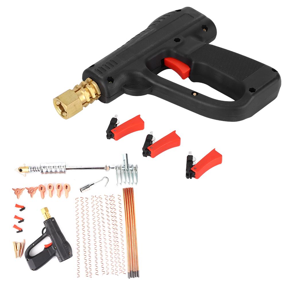 86pcs Dent Puller Stud Welder Kit Auto Car Spot Repair Device Stud Welding Hammer Gun Tool