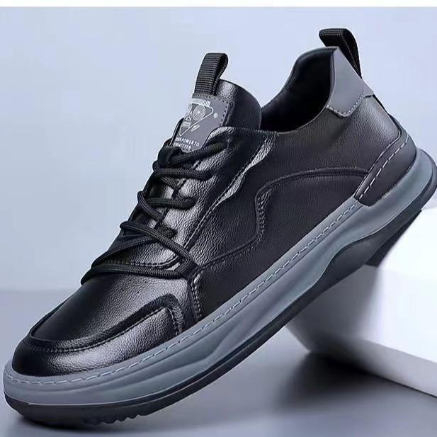 Wiosenne i letnie buty męskie nowa moda trendy z małymi białymi butami buty męskie na miękkiej podeszwie skórzane buty męskie buty codzienne męskie