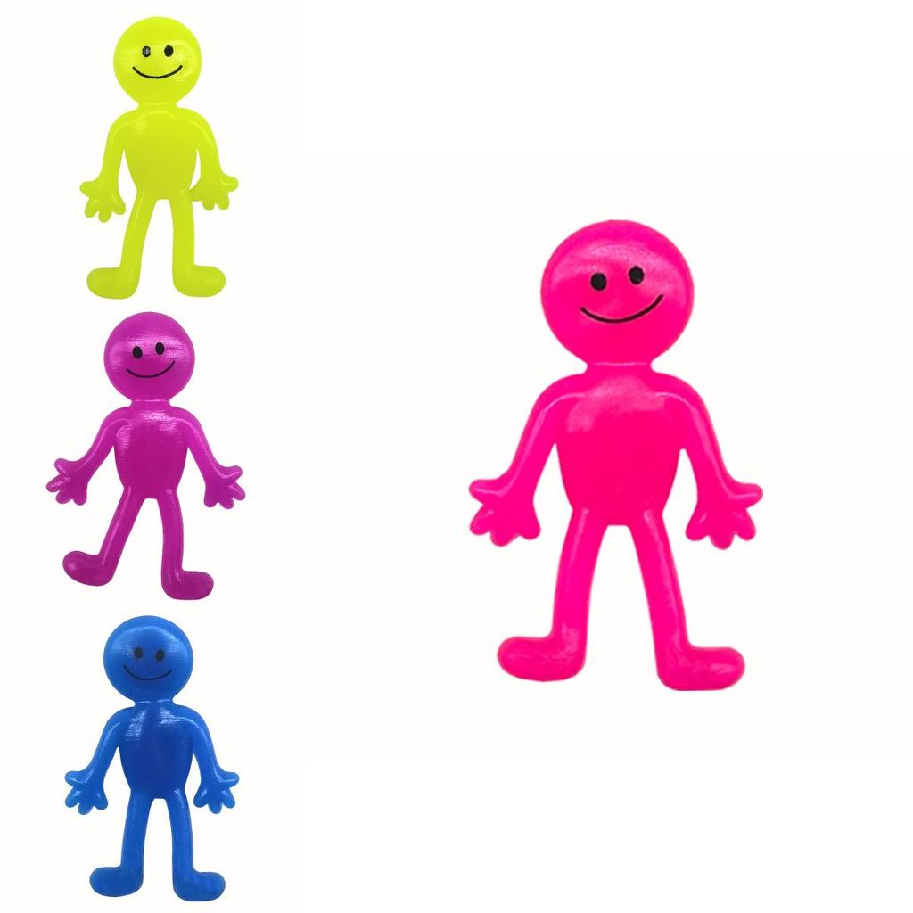 Colorful Tpr Emoticon People Squeeze Toy Stretch And Relax With This Popular Cross-border Item