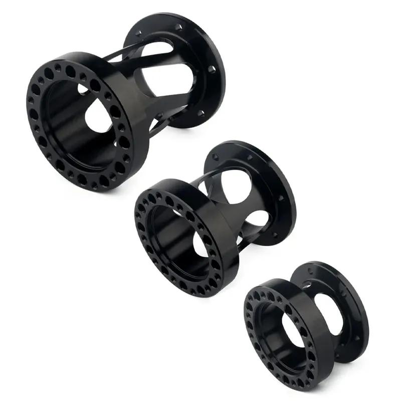 Universeller 101MM 76MM 51MM Spurverbreiterung Schwarz Autoteile Aluminium Lenkradnabenadapter off Boss Kit Lenkradabstandshalter
