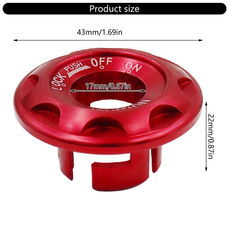 Motorcycle Lock Housing Rustproof Design Easy Mounting Modern Style Ignition Lock Cover Multiple Motorcycles