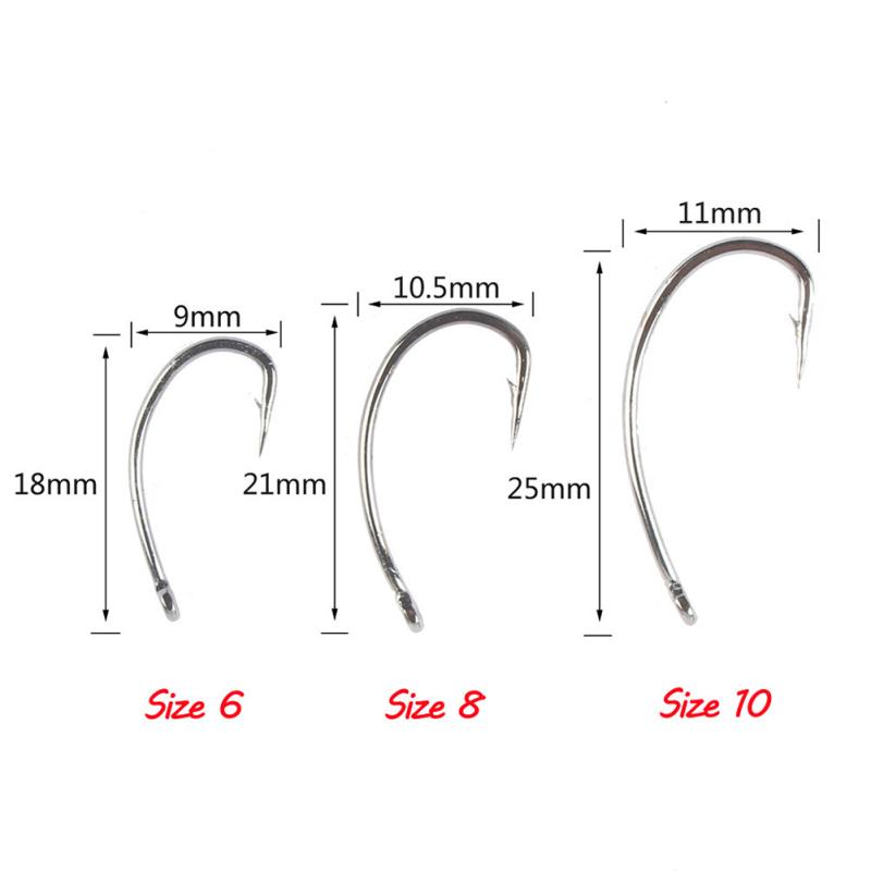 20 buc. Cârlige de pescuit din oțel cu conținut ridicat de carbon, cu accesorii pentru pescuit la crap