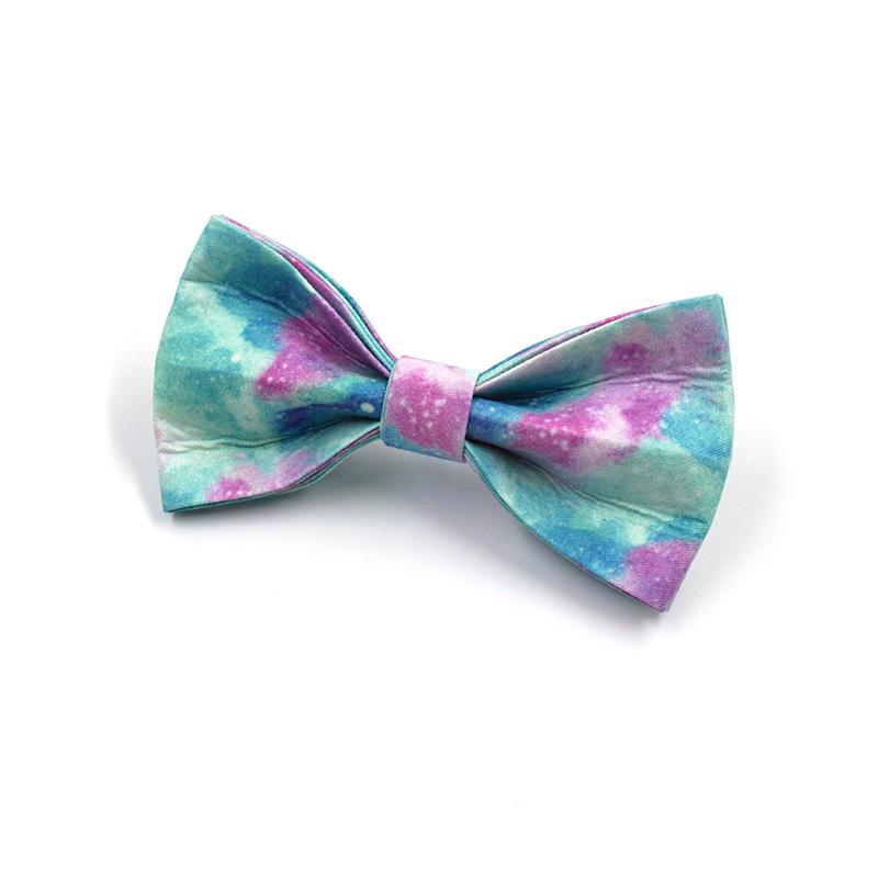 British Style Starry Sky Pet Bow Tie for Dogs XS