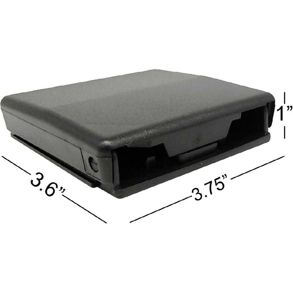 TIHOOD 2PCS Adjustable Folding Drink Holder With Screws/Adjustable Cup Holder For Marine/Boat/Caravan/Car (Black)