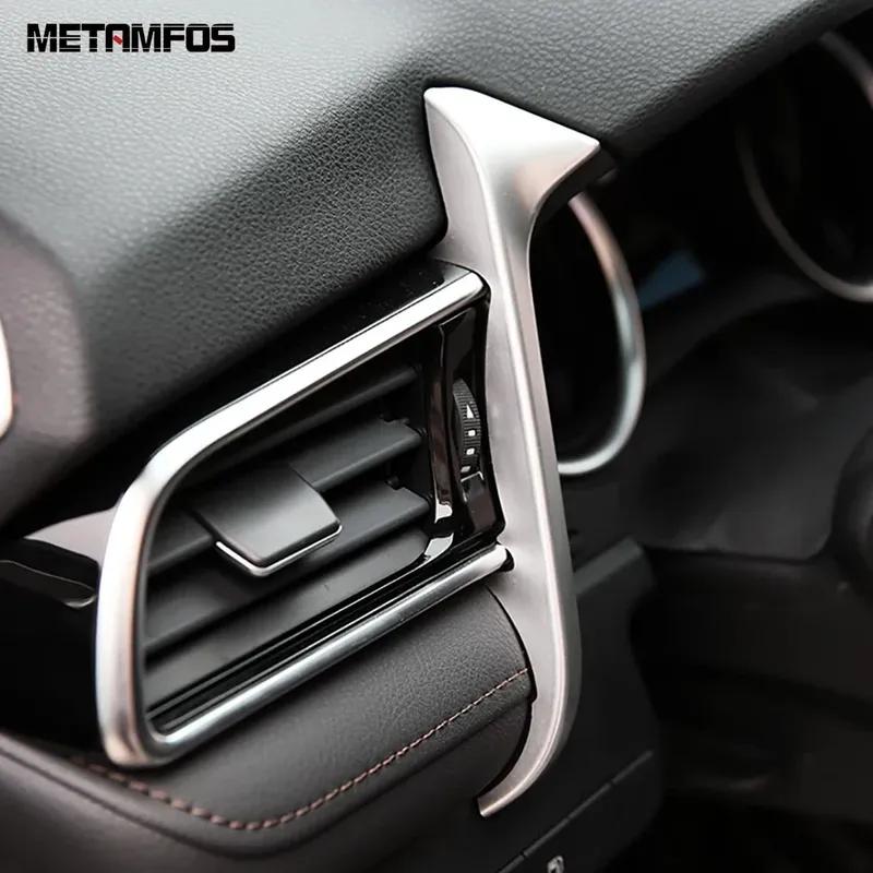 For Toyota Camry 2018      Carbon Fiber Side Front Air Condition Vent Outlet Cover Trim Interior Accessories