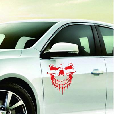Reflective Skull Car Stickers Styling Removable Waterproof Sticker Decoration