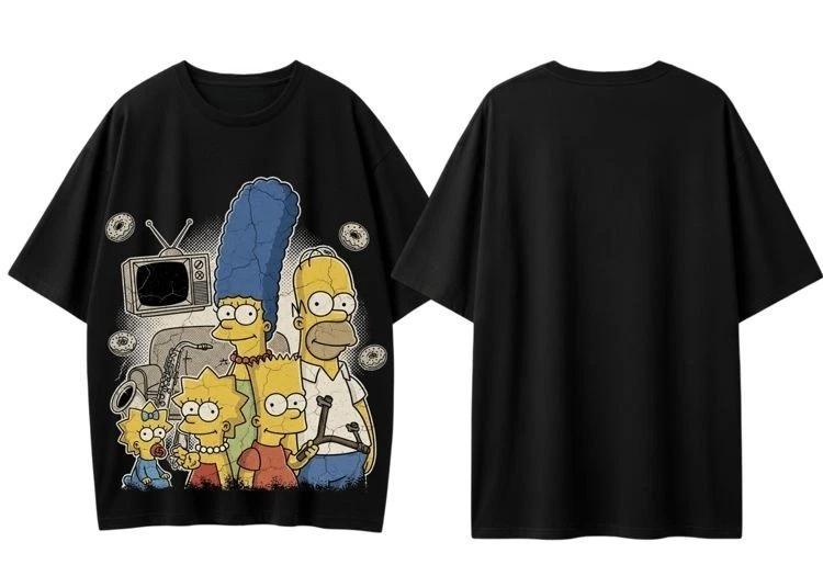 RetroStyle TShirt Featuring A Classic Simpsons Cartoon Print S