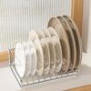 Stainless Steel Plate Draining Rack Space Saving Dish Storage Rack  Kitchen