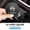 2Pcs Car Cup Mat Auto Emblem Coaster Interior Accessories For Citroen C4 C3 C5 C1 C2 C6 C4L DS3 DS4 Berlingo Picasso Jumper