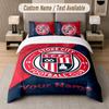 Custom Bedding Set Stoke City FC Pattern, Print Name Text 1 Duvet Cover Plus 2 Pillowcases Home Textile