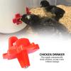 10pcs pack Automatic Chicken Feeder Nipples Water Drinking Dispenser for Poultry Farming