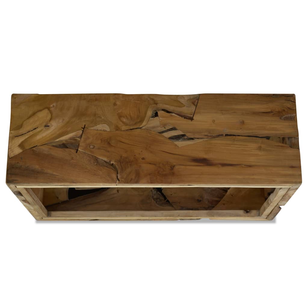  Teak Coffee Table, 90 X 50 X 30 Cm, Brown