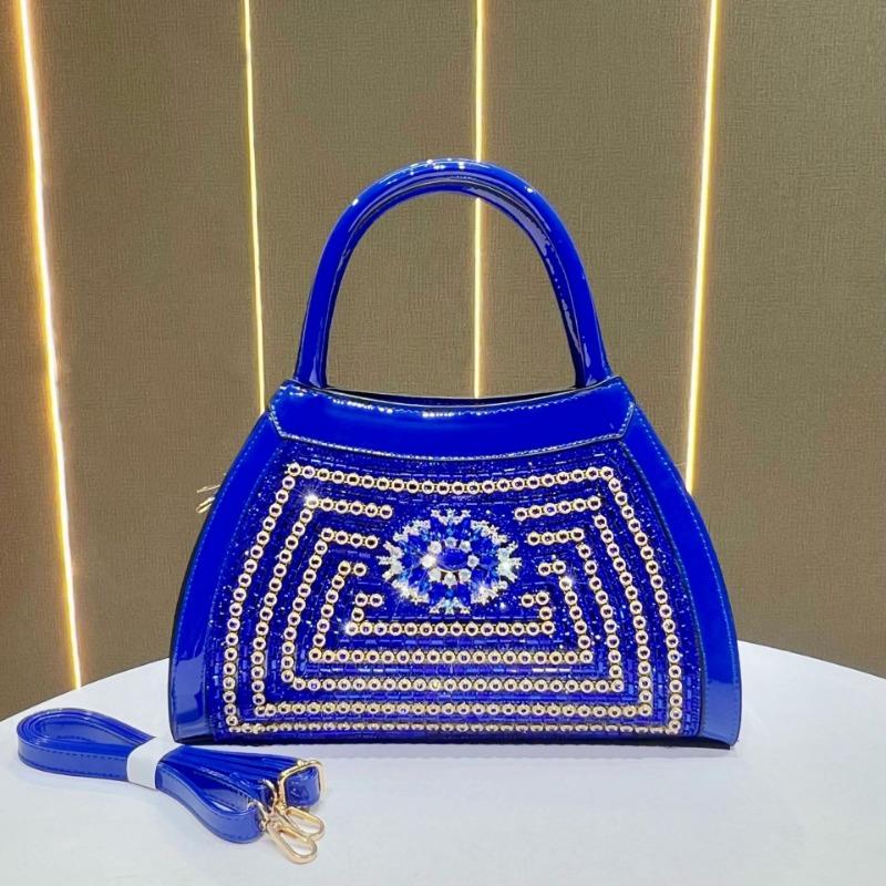 

Dinner Bag, Large-capacity Handbag, Crossbody Bag, Commuter Women s Bag, Light Luxury Handbag синій