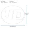 JET INOUE Emblem Sticker for UD Carbon Black 524442