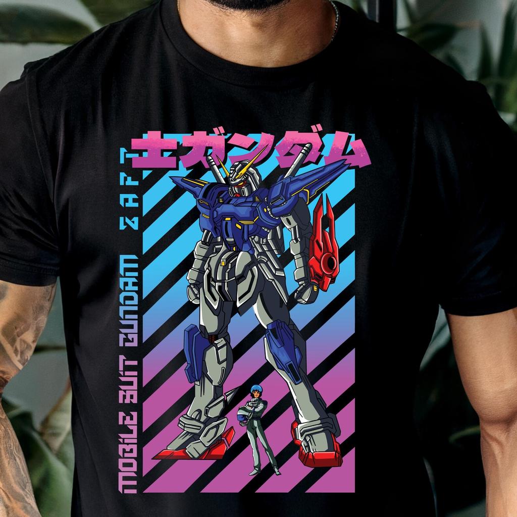 Retro Mecha Streetwear Tee | Neon Anime Robot Shirt and kids tshirt | Japanese Sci-Fi Graphic T-Shirt and kids tshirt