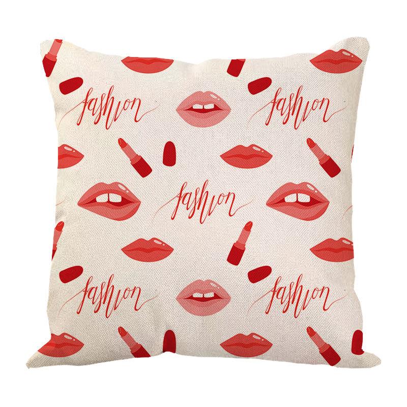 New Valentine'S Day Love Letter Pattern Pillow Cover Sofa Pillow Cover Premium Durable Quality Useful Practical