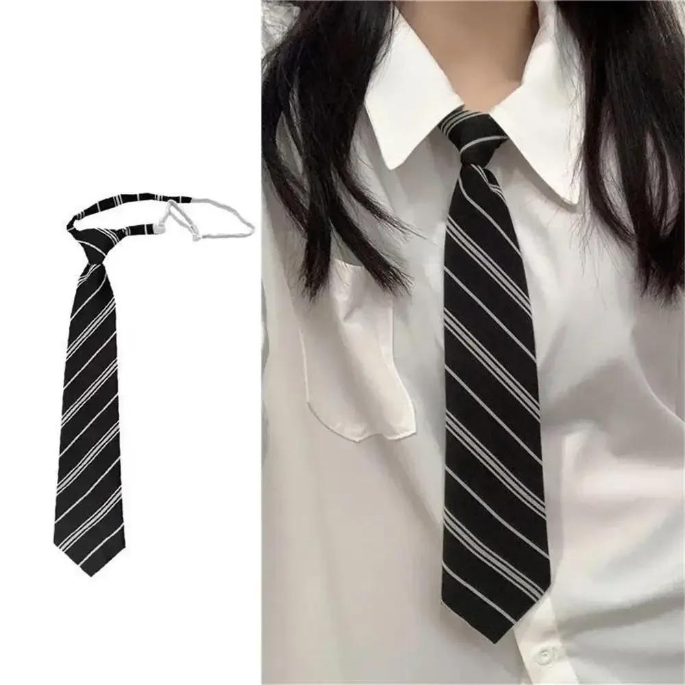 Women's JK  Tie Adjustable Colored Student Uniform Striped Grid Tie Suitable for Women's Fashion Accessories Creative JK Tie