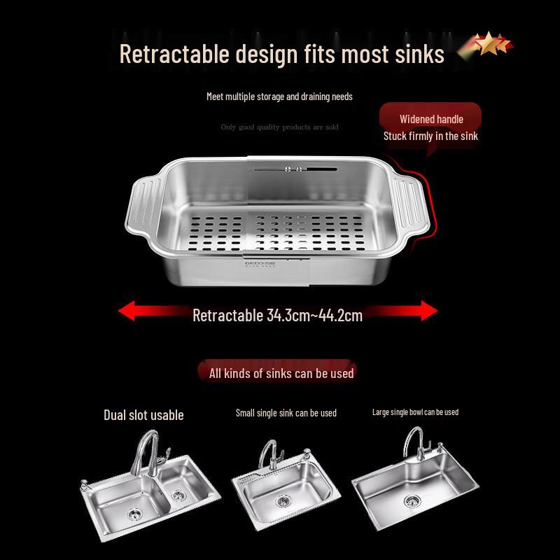 Extendable Kitchen Sink Dish Drying Rack