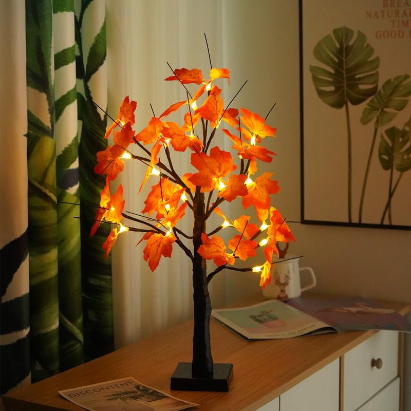 Farbige LED-Birkenbaumlichter: Dekorative Innenlampe