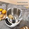 Compact Automatic Electric Dough Mixer & Kneader: Multifunctional Kitchen Machine for Kneading, Beating, and Fermentation