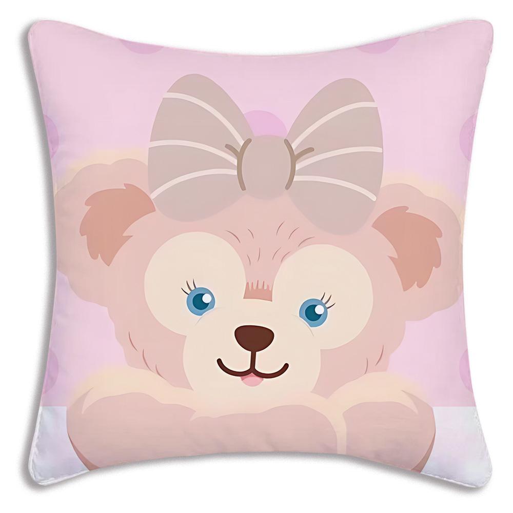 Hot Anime Bears - Duffys Pillow Covers Cartoon Sofa Decorative Home Double-Sided Printing Short Plush Cute Cushion Cover