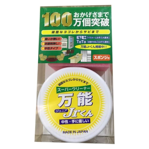 

Универсальное чистящее средство Marushin, 75 г, с губкой, Супер очиститель, Универсальное Jr.-kun, Нейтральный тип, Неабразивное, Без запаха, Для коммерческого использования, Сделано в Япон