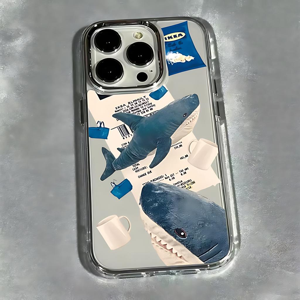 Summer Marine Shark Pattern Phone Case For Infinix Smart Note Tecno Camon Spark Pova Hot 30 40 50 7 8 9 10 Pro Plus 4G 5G Cover