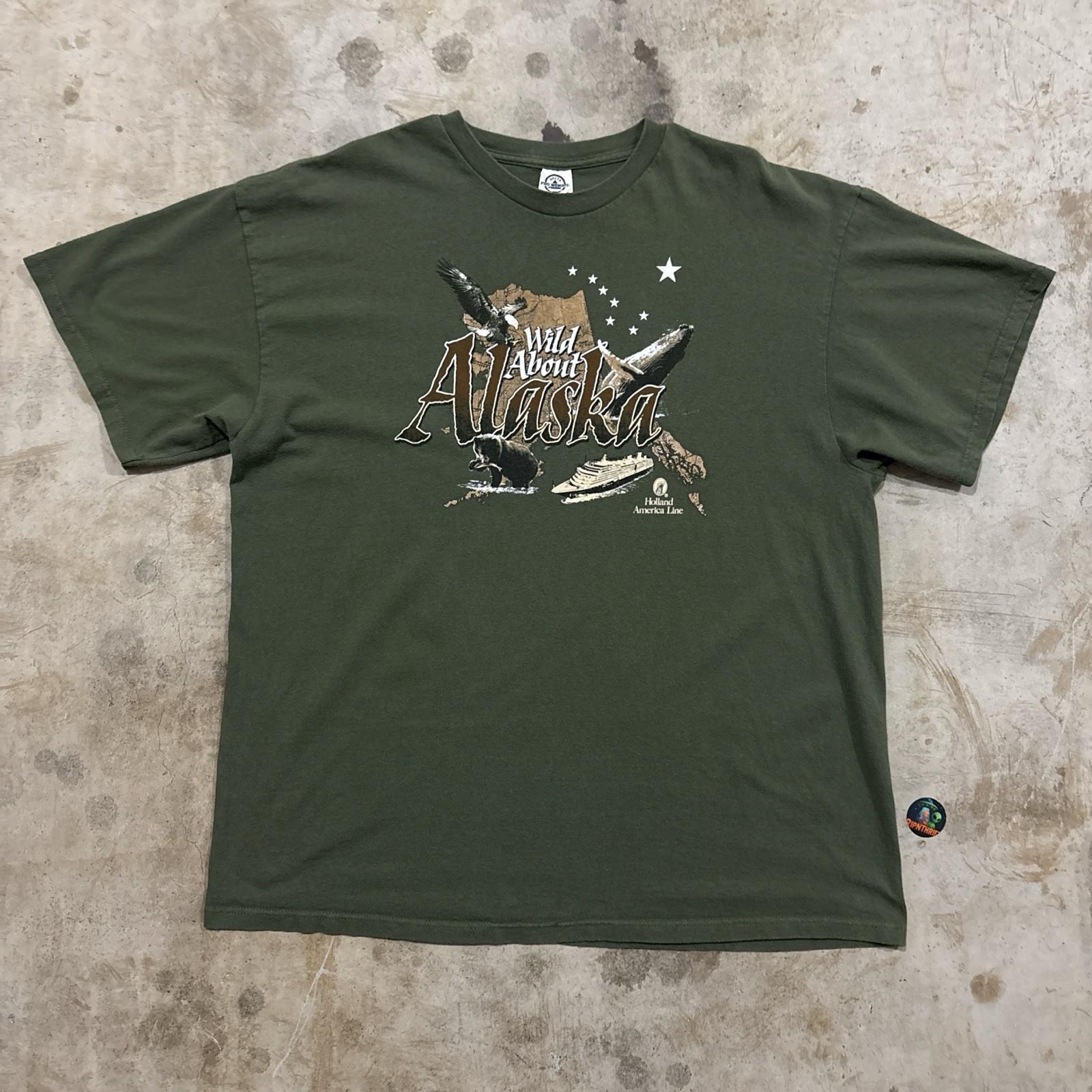 90s Holland America Line cruise “Wild About Alaska” t shirt Unisex T-Shirt XXXXL